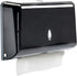 Paper Towel Dispensers, Commercial Toilet Tissue Dispensers Wall Mount Paper Towel Holder C-Fold/Multifold Paper Towel Dispenser for Bathroom, Kitchen(Black)